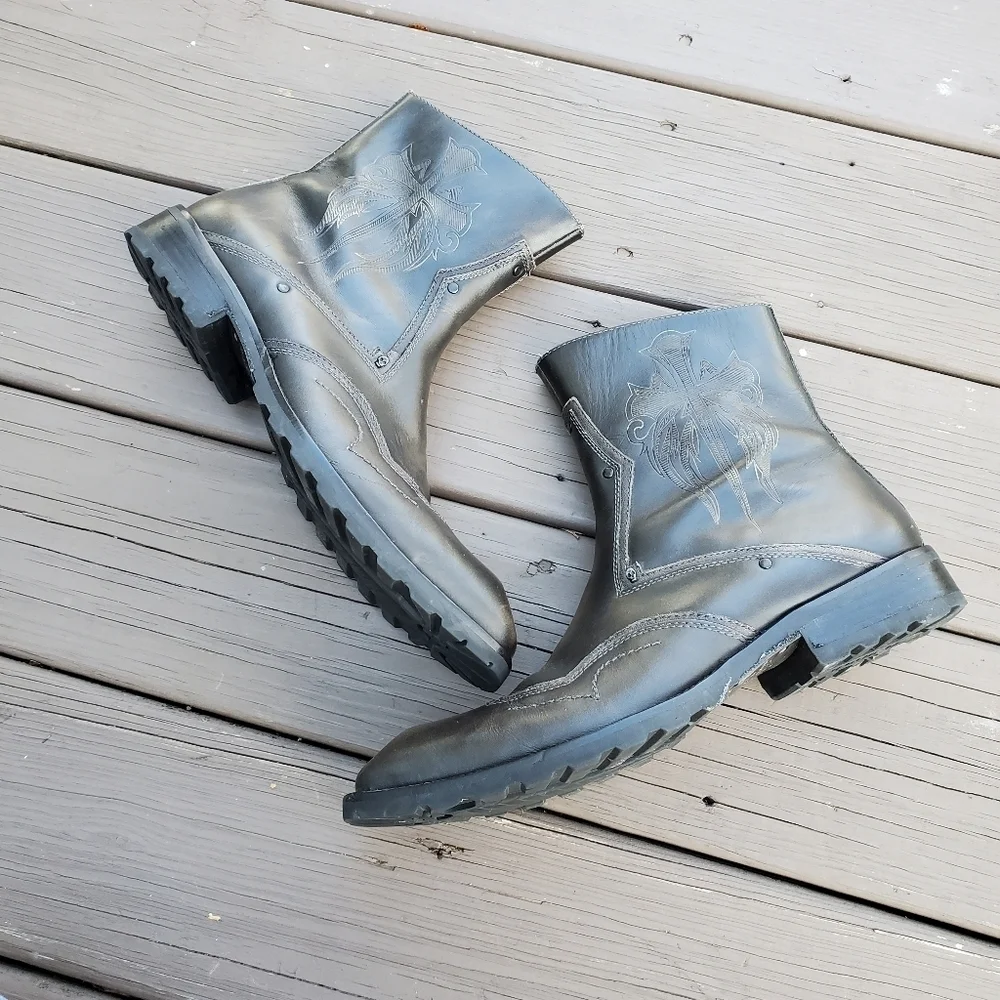 Mark Nason Lounge‎ U Rock Salud Punk Rock Grunge Scene Brown Leather Boots 9